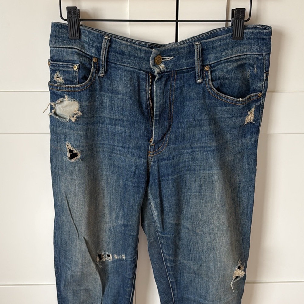 MOTHER size 28 high rise looker, rough it up